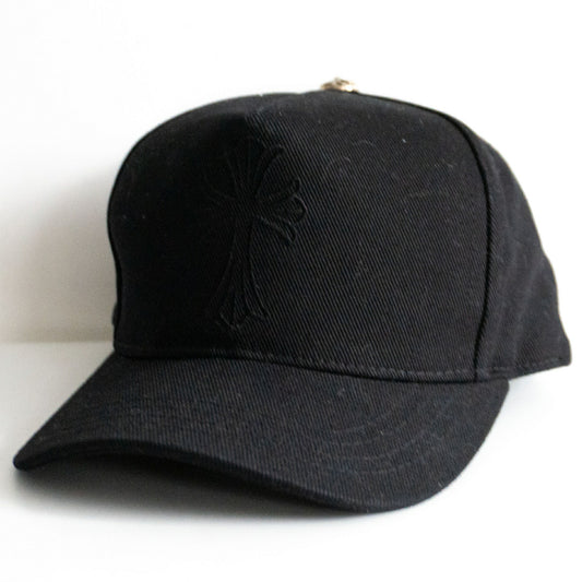 CHROME HEARTS Cross Embroidery Denim Baseball Size ONE SIZE