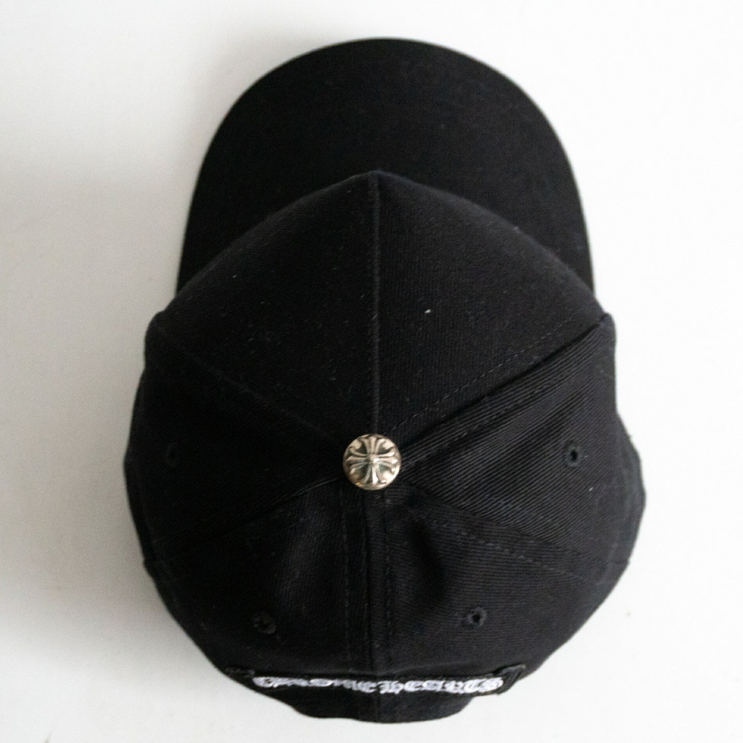 CHROME HEARTS Cross Embroidery Denim Baseball Size ONE SIZE
