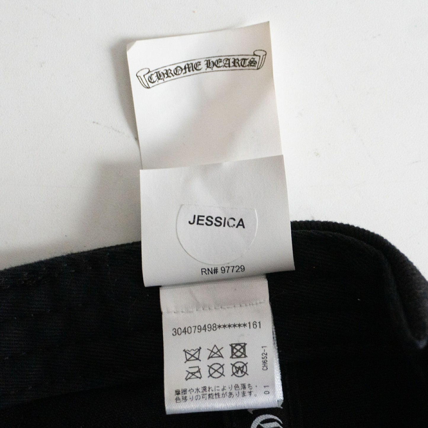 CHROME HEARTS Cross Embroidery Denim Baseball Size ONE SIZE