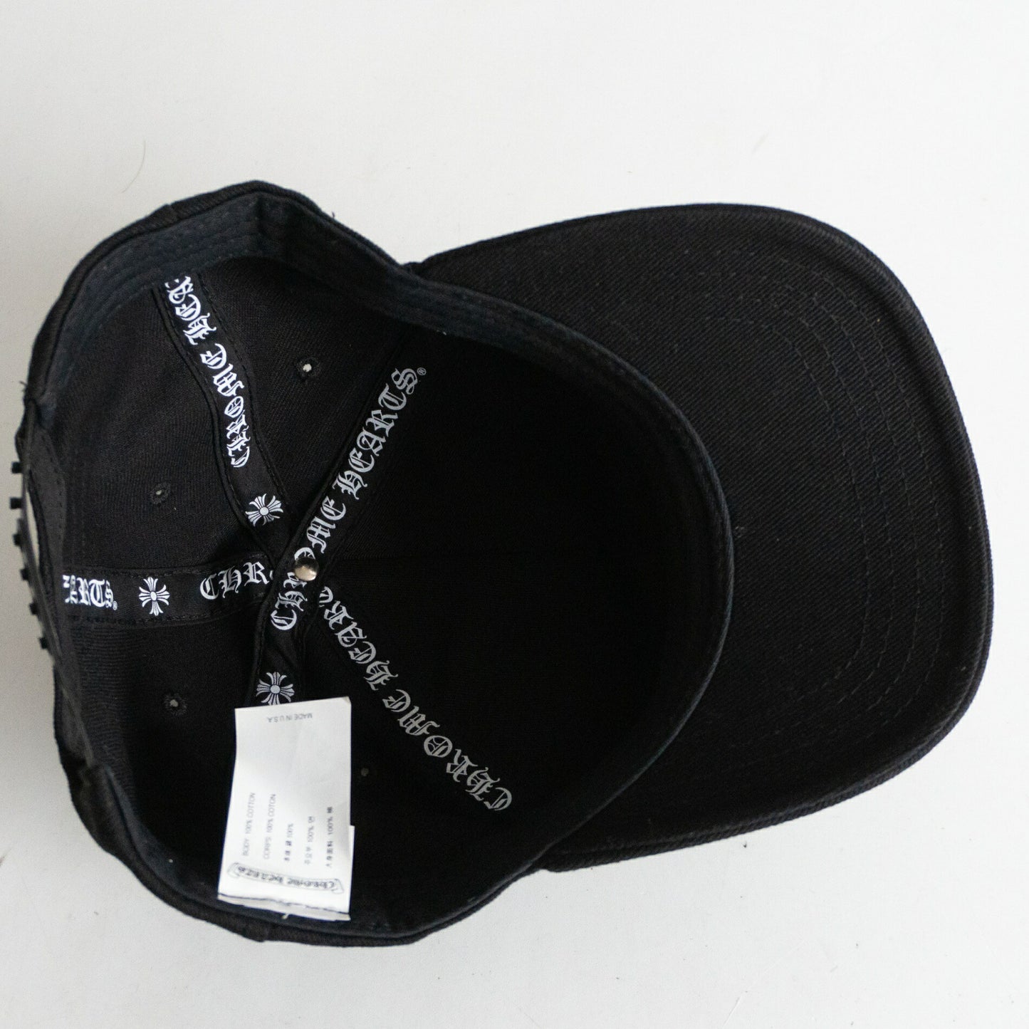 CHROME HEARTS Cross Embroidery Denim Baseball Size ONE SIZE