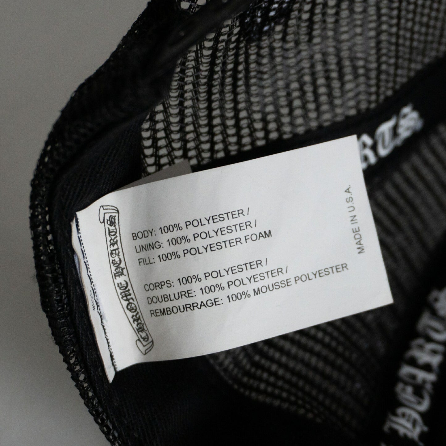CHROME HEARTS King Taco Cross Ball Mesh Size ONE SIZE