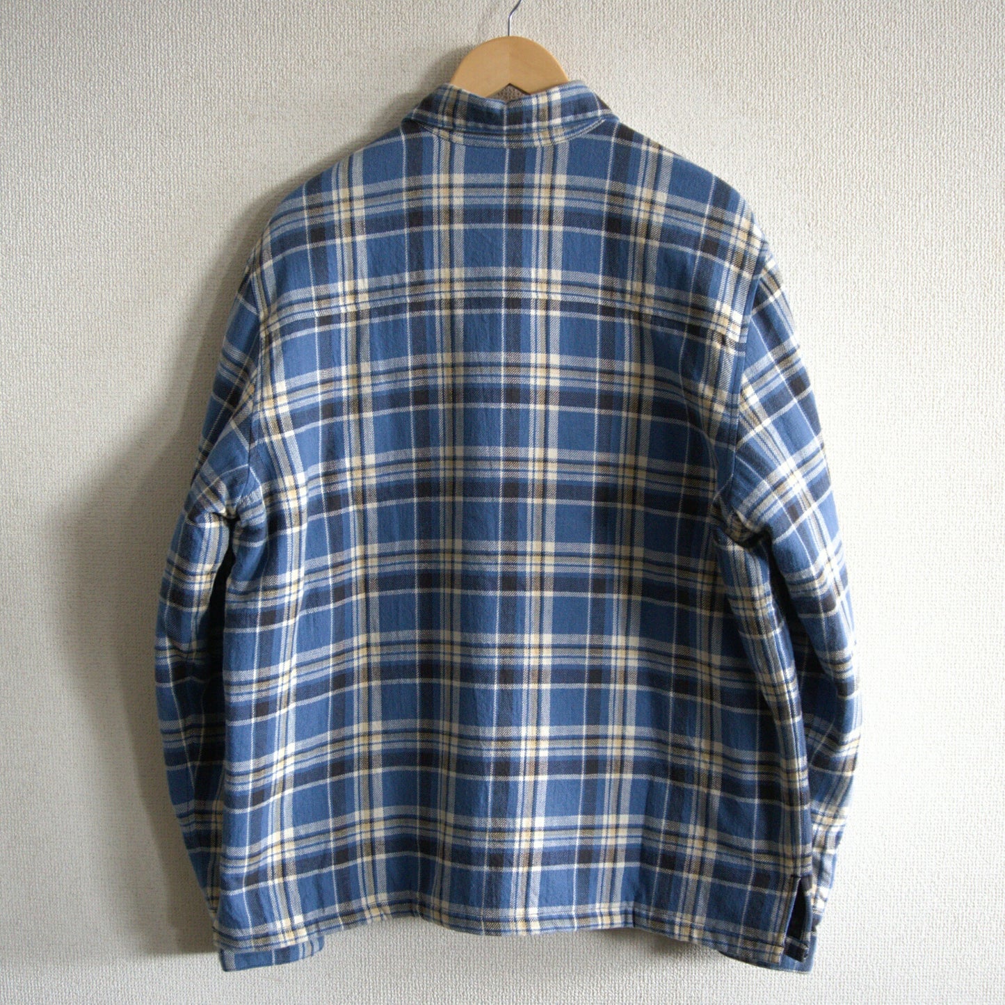 CHROME HEARTS Y NOT WORK DOG Flannel Check Shacket Size L