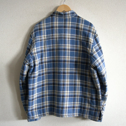 CHROME HEARTS Y NOT WORK DOG Flannel Check Shacket Size L