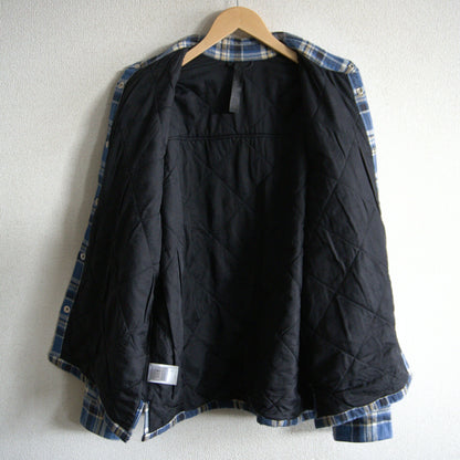 CHROME HEARTS Y NOT WORK DOG Flannel Check Shacket Size L