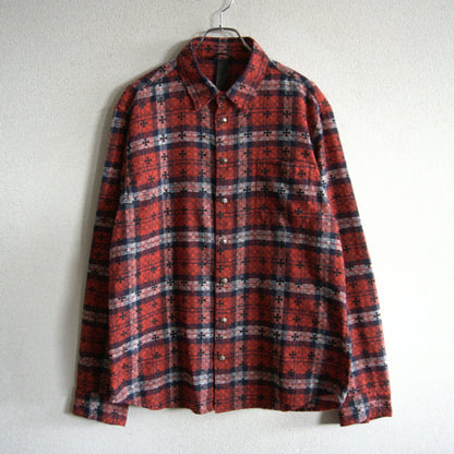 CHROME HEARTS Y NOT Loose Ends Check Shirt Size XL