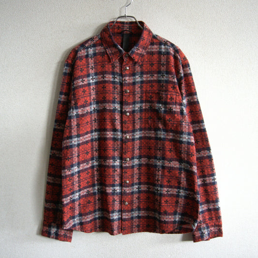 CHROME HEARTS Y NOT Loose Ends Check Shirt Size XL