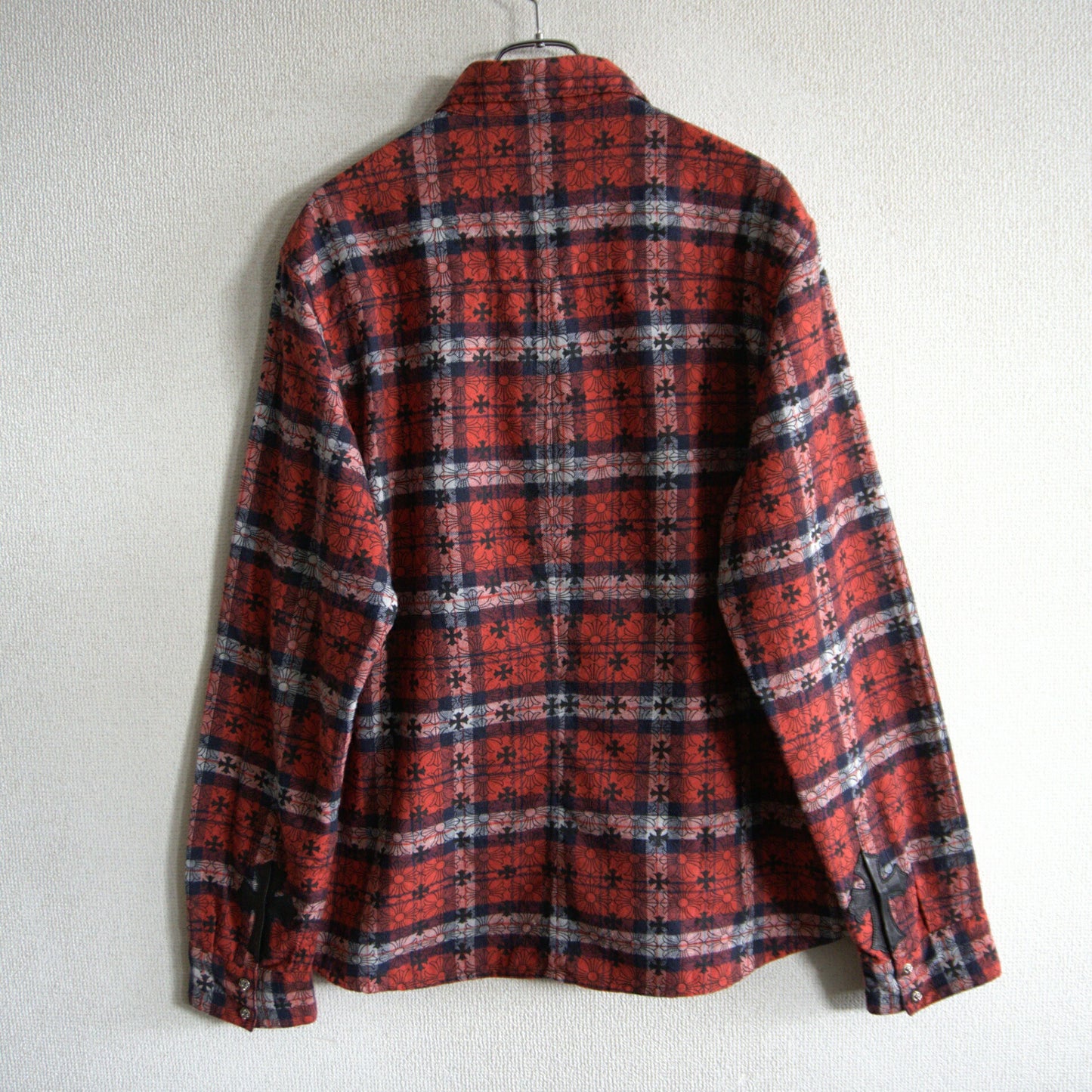 CHROME HEARTS Y NOT Loose Ends Check Shirt Size XL