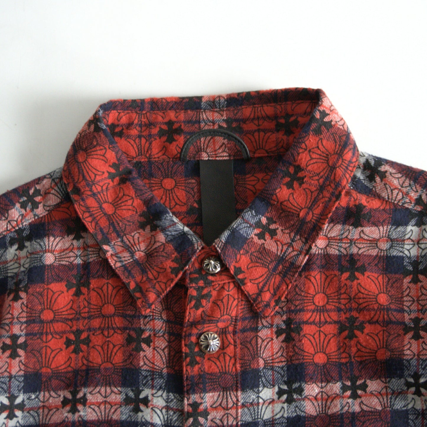 CHROME HEARTS Y NOT Loose Ends Check Shirt Size XL