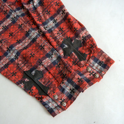 CHROME HEARTS Y NOT Loose Ends Check Shirt Size XL