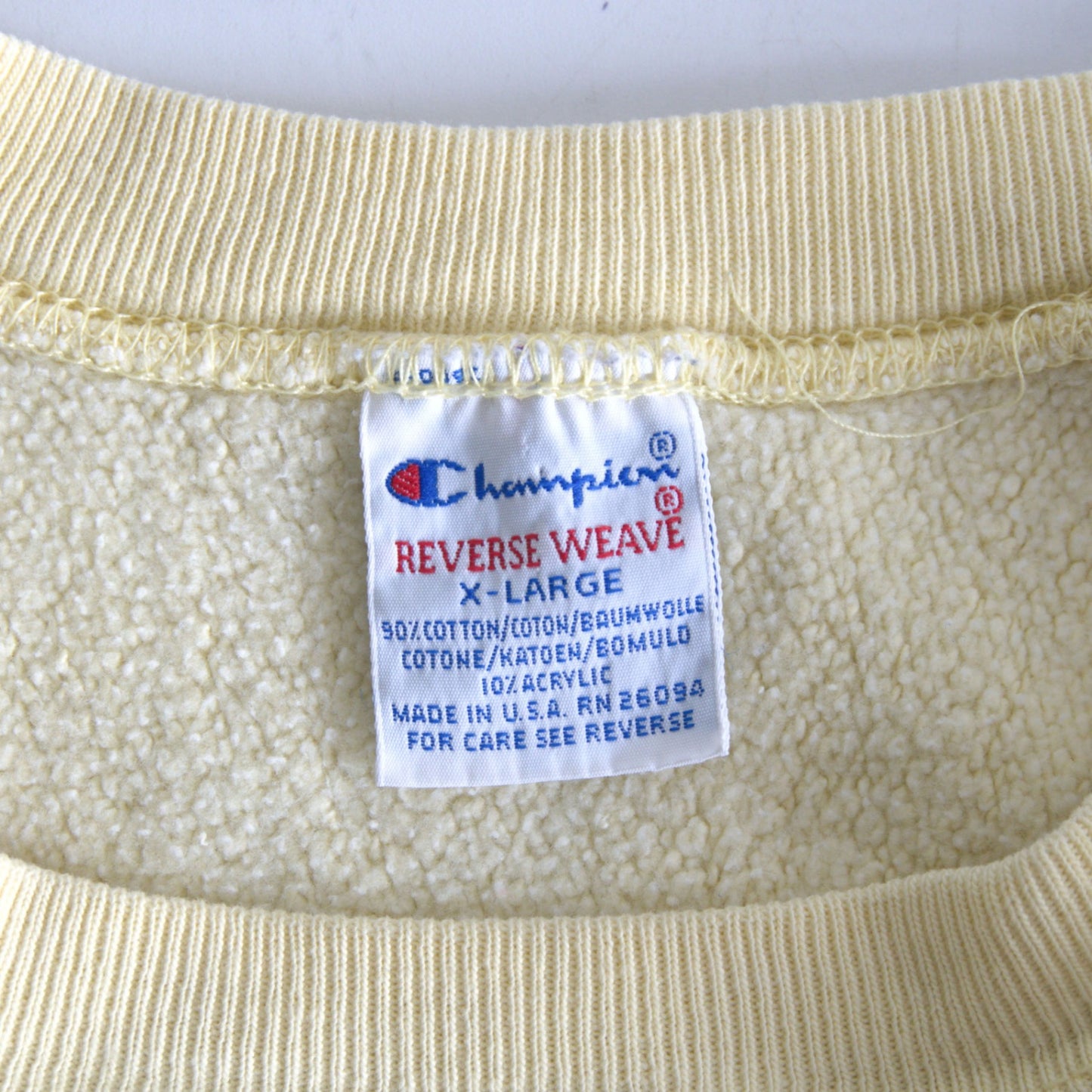 CHAMPION 90s Old English Reverse Weave Sweatshirt Size XL