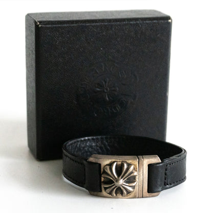 CHROME HEARTS HARNESS CLASP Silver Leather Size ONE SIZE
