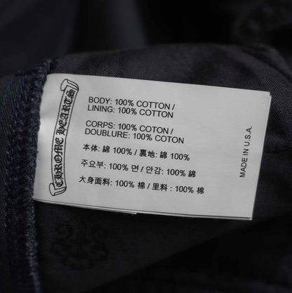 CHROME HEARTS Carpenter Cross Ball Button Denim Size 33