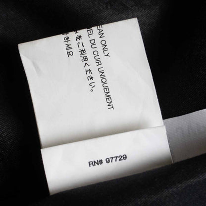 CHROME HEARTS CLASSIC JEAN VJ Leather Western Jkt Size M