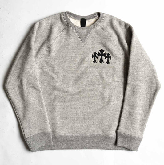 CHROME HEARTS ULTRA HEAVY FLEECE 7-11 Crewneck Cross Size M