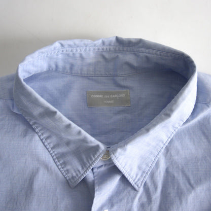 COMME des GARCONS HOMME 90s Oversized Shirt Sax Blue Size XL