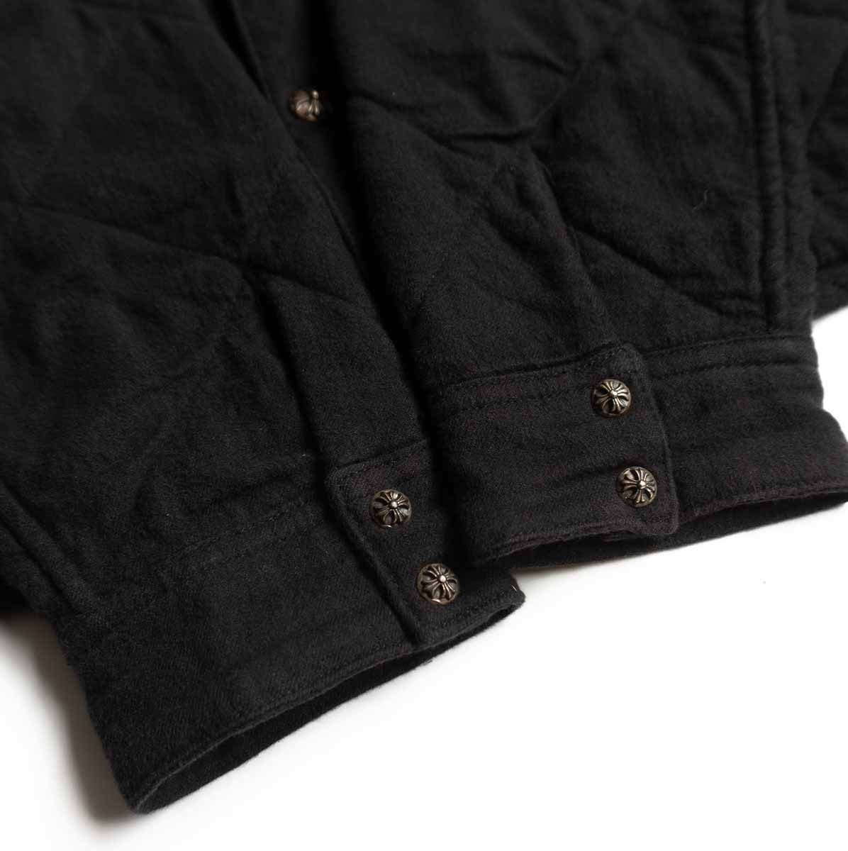 CHROME HEARTS Y NOT WORK DOG Quilted Cotton Jacket Size L