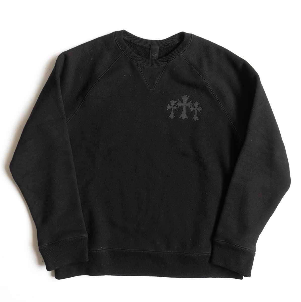 CHROME HEARTS ULTRA HEAVY FLEECE 7-11 Crewneck Cross Size M