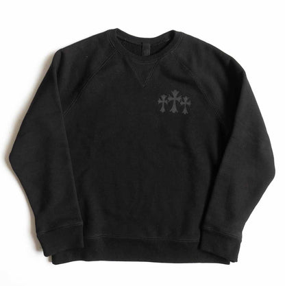 CHROME HEARTS ULTRA HEAVY FLEECE 7-11 Crewneck Cross Size M