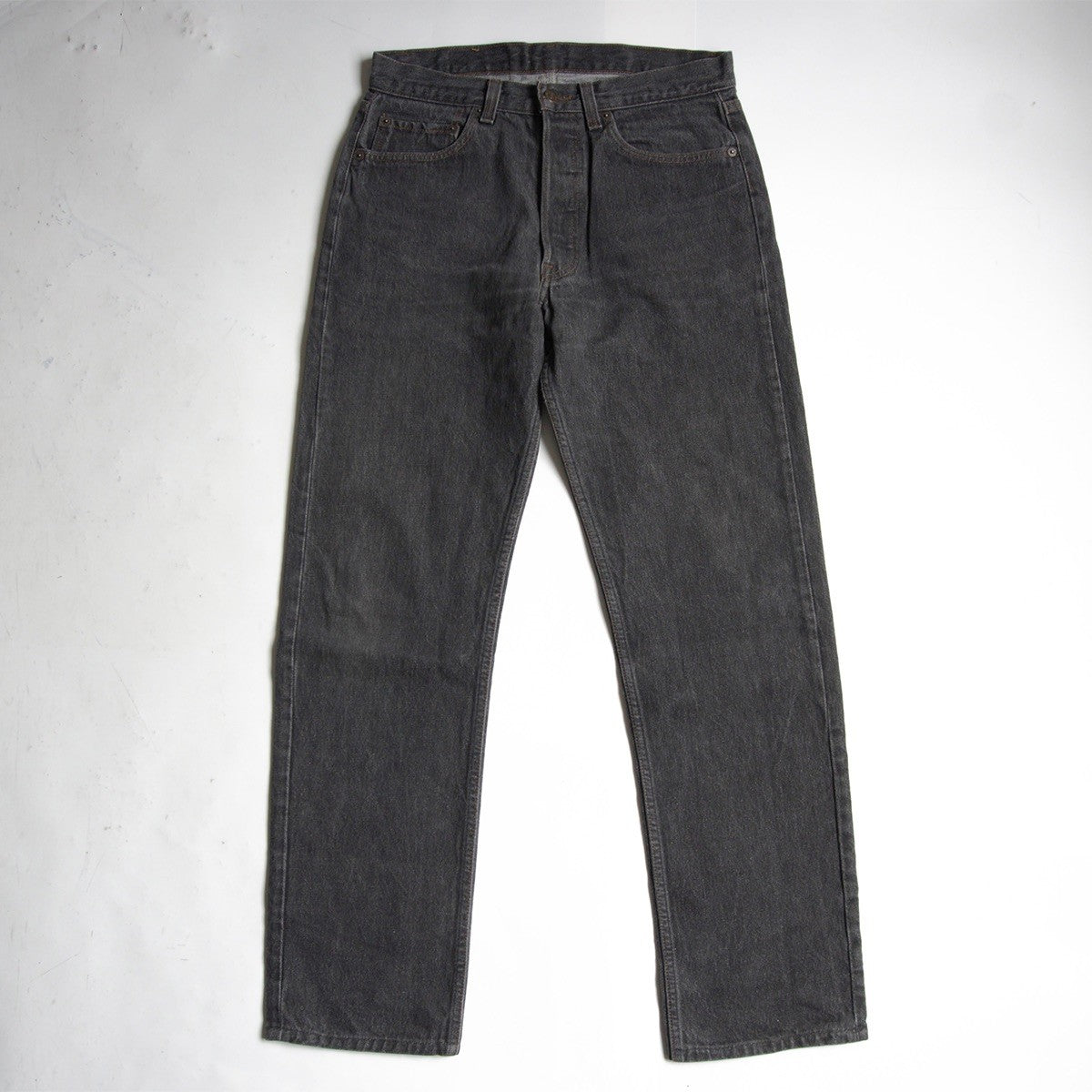 LEVI'S 80s 501 Pre-Dyed Black Denim Pants Size 32×34