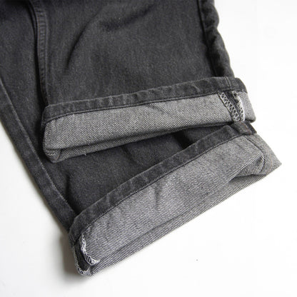 LEVI'S 80s 501 Pre-Dyed Black Denim Pants Size 32×34