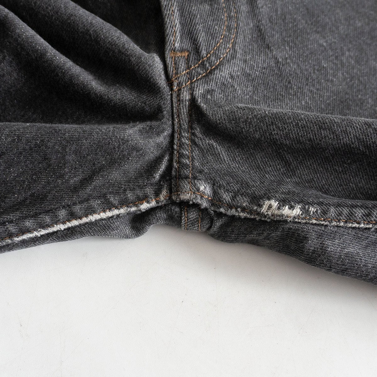 LEVI'S 80s 501 Pre-Dyed Black Denim Pants Size 32×34