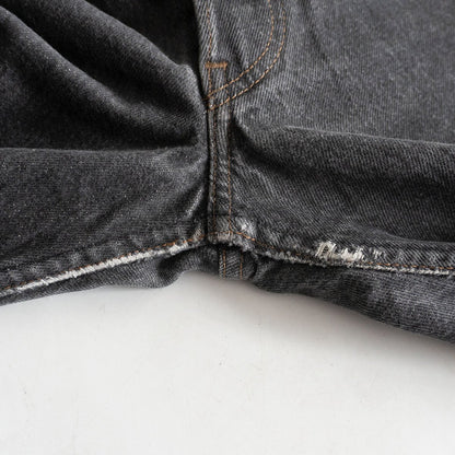 LEVI'S 80s 501 Pre-Dyed Black Denim Pants Size 32×34
