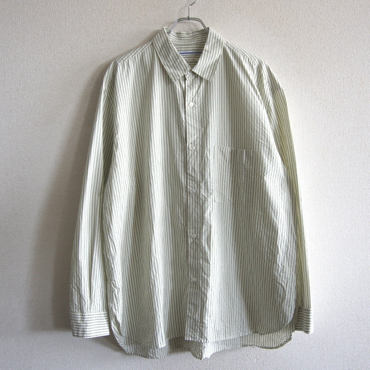 CRISTASEYA Cotton Stripe Relaxed Fit Shirt Size XL