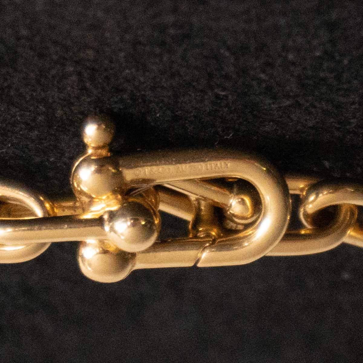 TIFFANY 18K Gold Hardware Small Link Necklace Size ONE SIZE