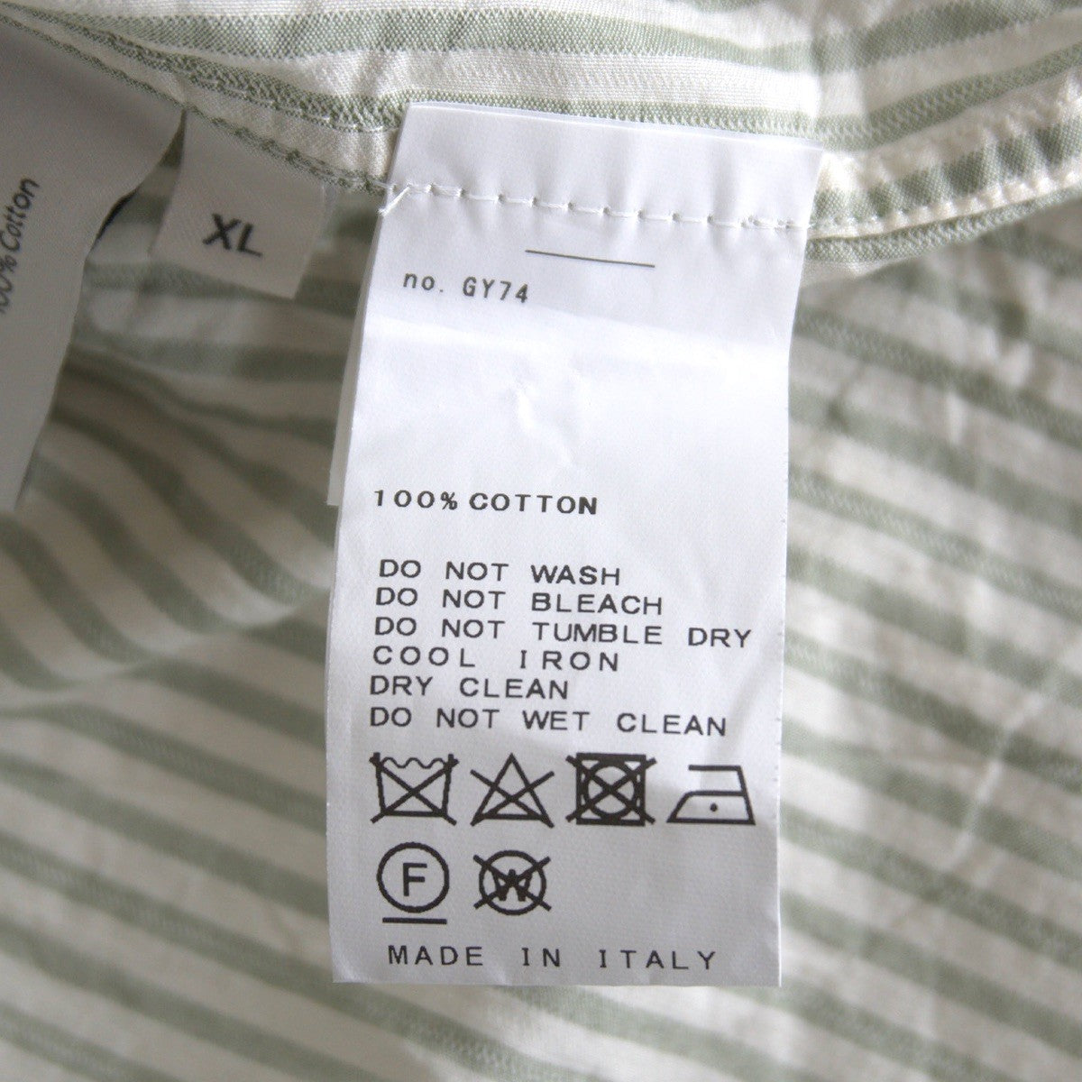 CRISTASEYA Cotton Stripe Relaxed Fit Shirt Size XL