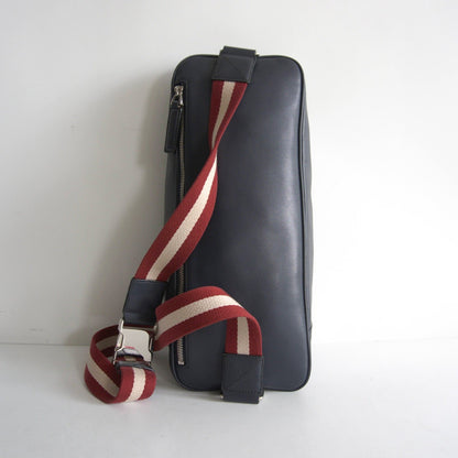 BALLY Trainspotting Leather Body Bag Navy Size ONE SIZE