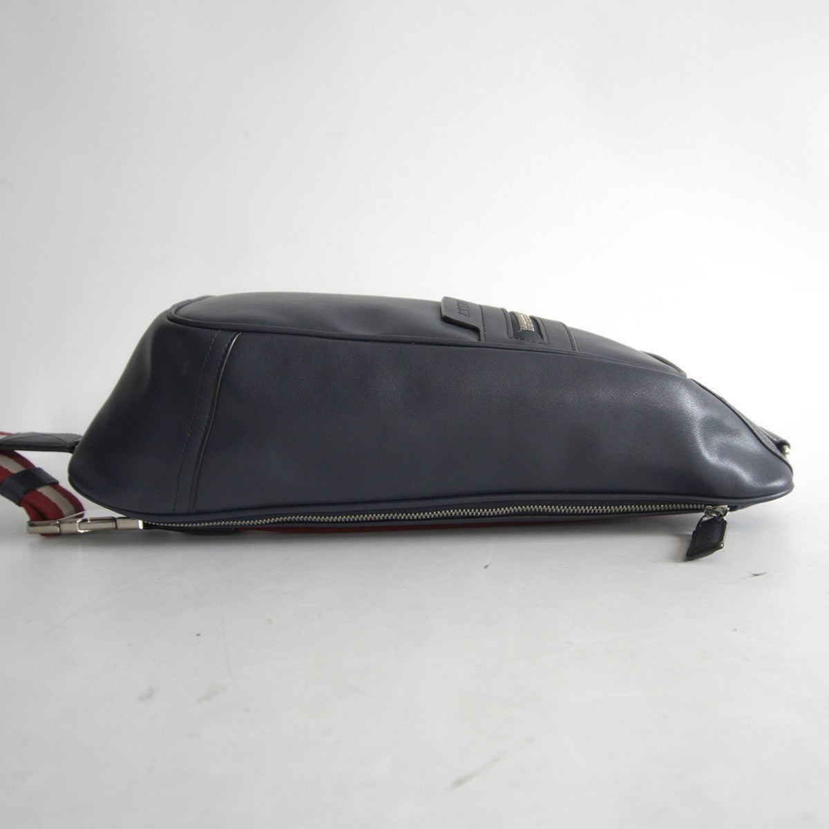 BALLY Trainspotting Leather Body Bag Navy Size ONE SIZE