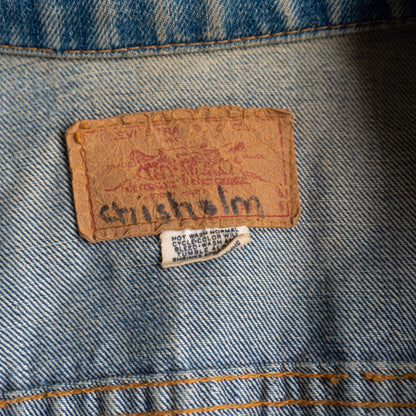LEVI'S 60s 70505 4th Big E Denim Jacket Size S