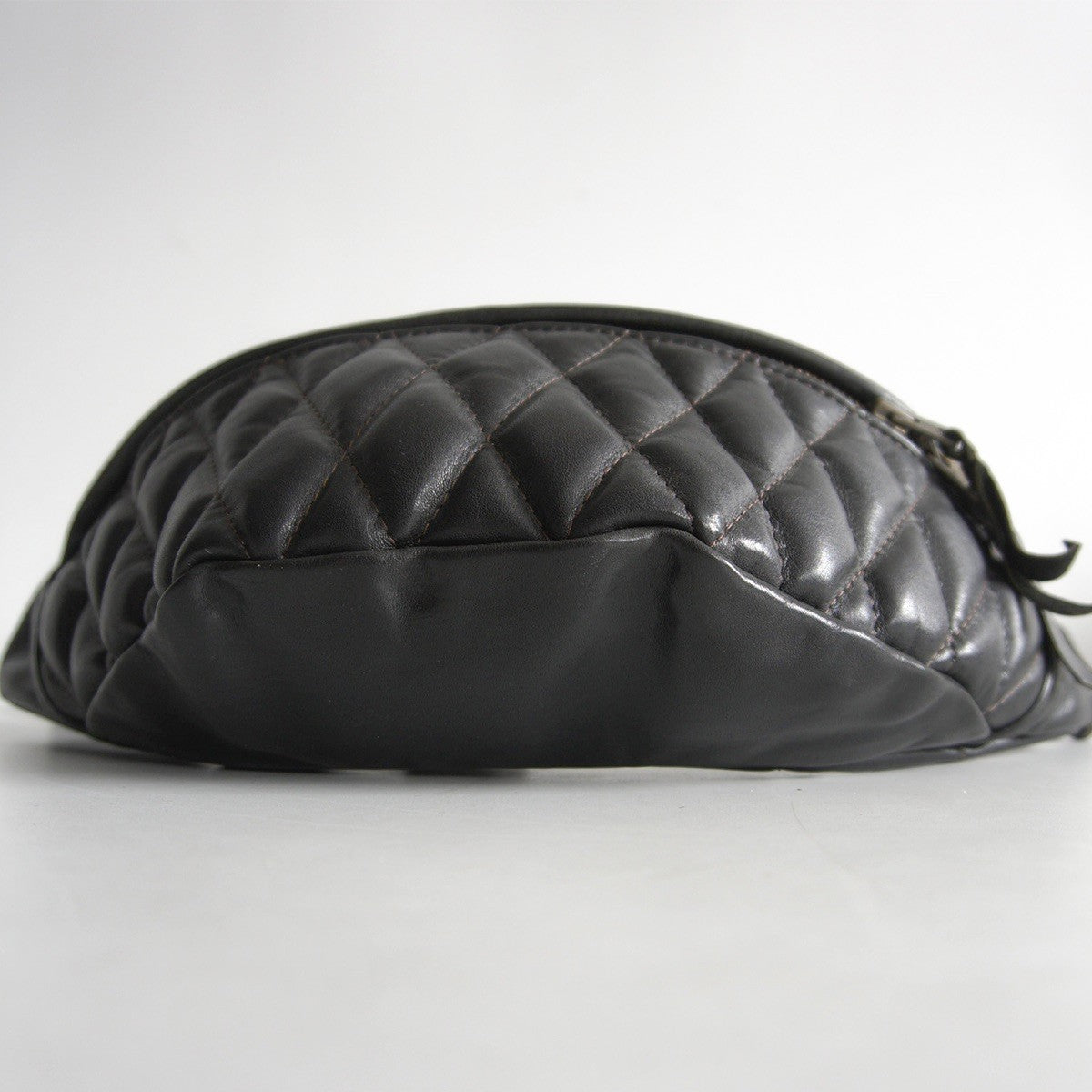 KADOYA HEAD FACTORY Black Leather Waist Bag Size ONE SIZE