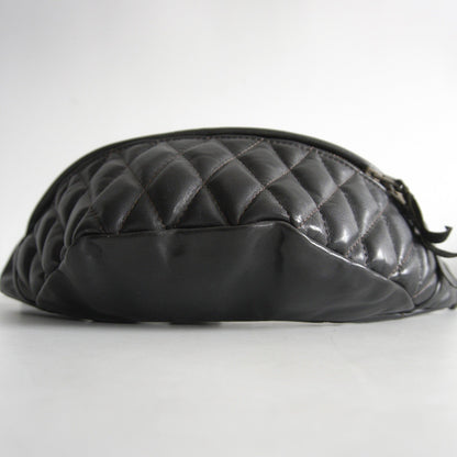 KADOYA HEAD FACTORY Black Leather Waist Bag Size ONE SIZE