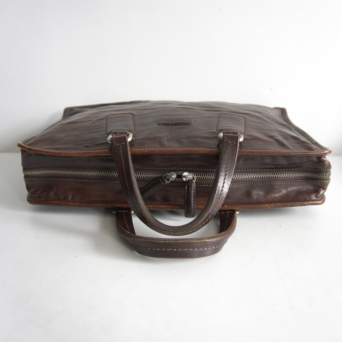 DANIEL&BOB Rodi Leather Wrinkled Briefcase Bag Size ONE SIZE