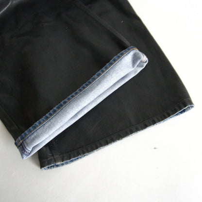 ALEXANDER WANG Serge Coated Wide Leg Jeans Size 30