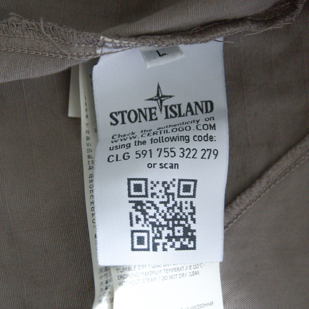 STONE ISLAND 20AW Cotton Ripstop Pullover Anorak Size L