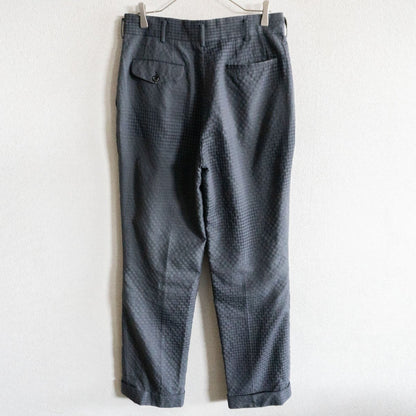 COMME des GARCONS HOMME 90s Faded Check Slacks Gray Size 32