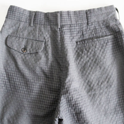 COMME des GARCONS HOMME 90s Faded Check Slacks Gray Size 32