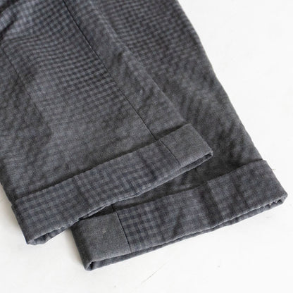 COMME des GARCONS HOMME 90s Faded Check Slacks Gray Size 32