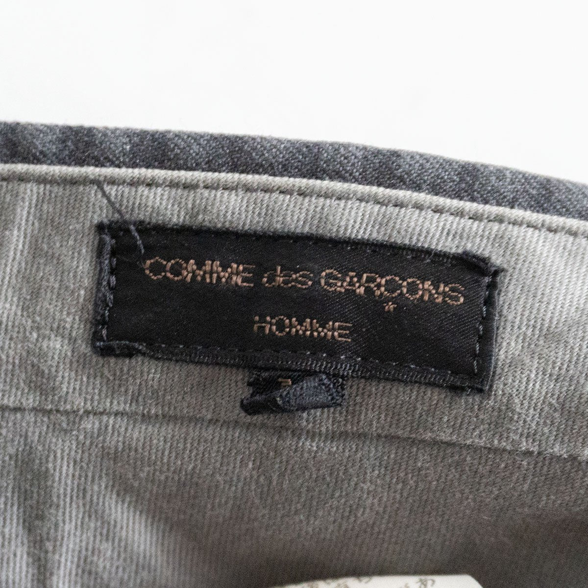 COMME des GARCONS HOMME 90s Faded Check Slacks Gray Size 32