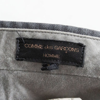 COMME des GARCONS HOMME 90s Faded Check Slacks Gray Size 32