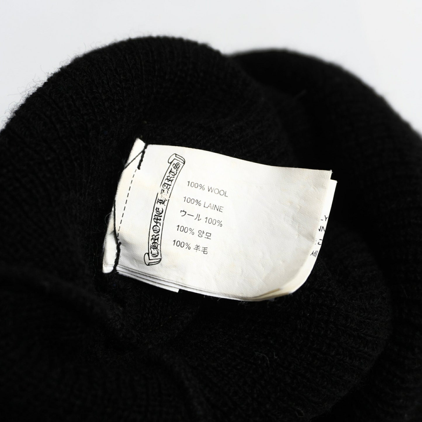 CHROME HEARTS CH Logo Embroidery Wool Watch Size ONE SIZE