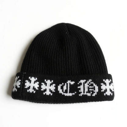 CHROME HEARTS Big Daddy Cashmere Knit Beanie Size ONE SIZE