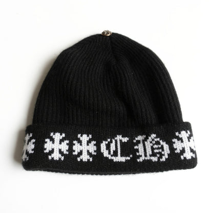 CHROME HEARTS Big Daddy Cashmere Knit Beanie Size ONE SIZE