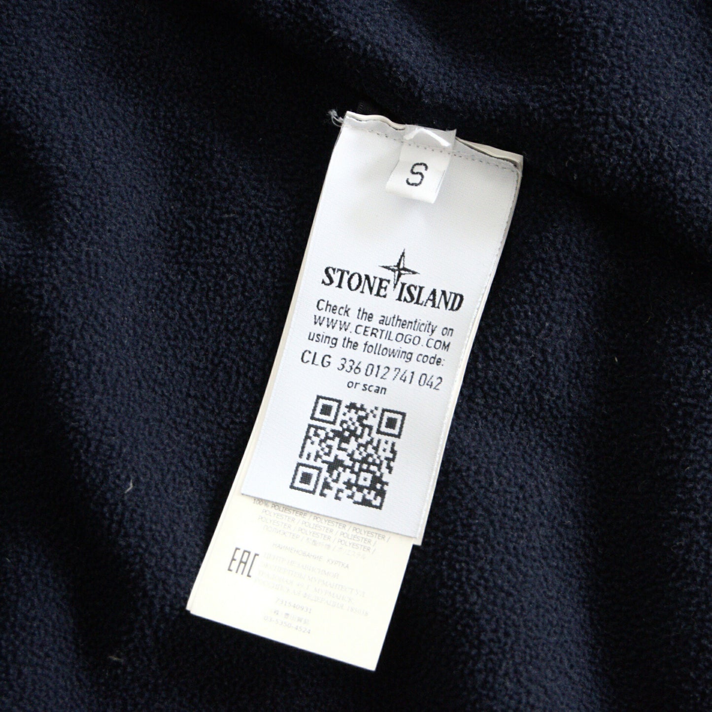 STONE ISLAND 20AW David Light TC Micropile Jacket Size S