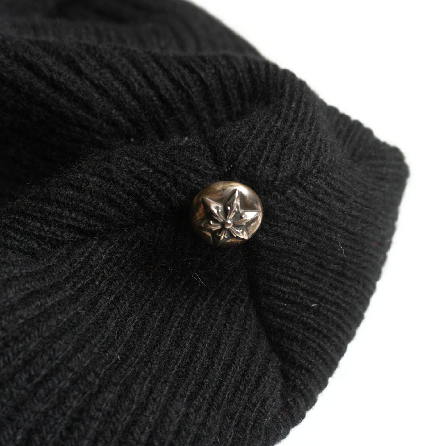 CHROME HEARTS Big Daddy Cashmere Knit Beanie Size ONE SIZE