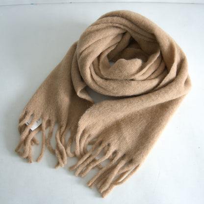 ami Alexandre Mattiussi Alpaca Fringe Scarf Size ONE SIZE