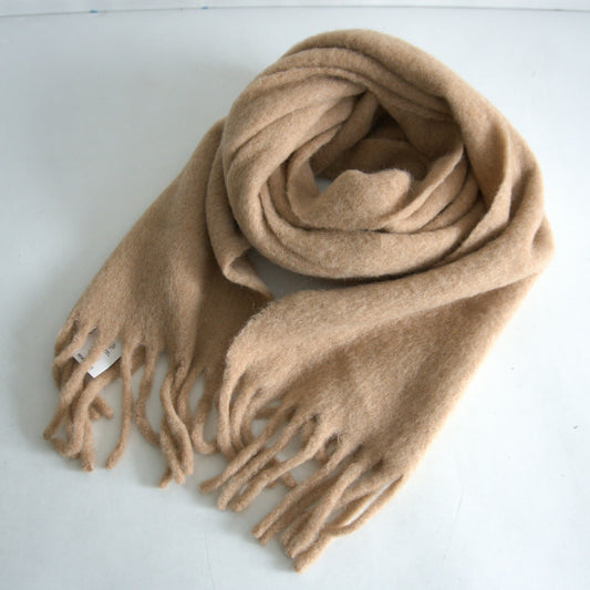 ami Alexandre Mattiussi Alpaca Fringe Scarf Size ONE SIZE