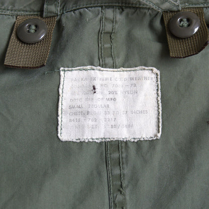 US ARMY 70s M-65 Fishtail Mod Parka Size S